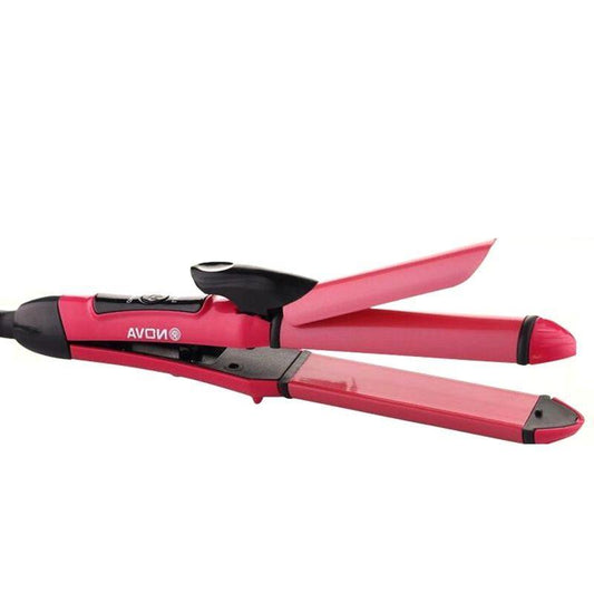 2-in-1 Nova Hair Straightener & Curler – Fast Heat Styling Tool