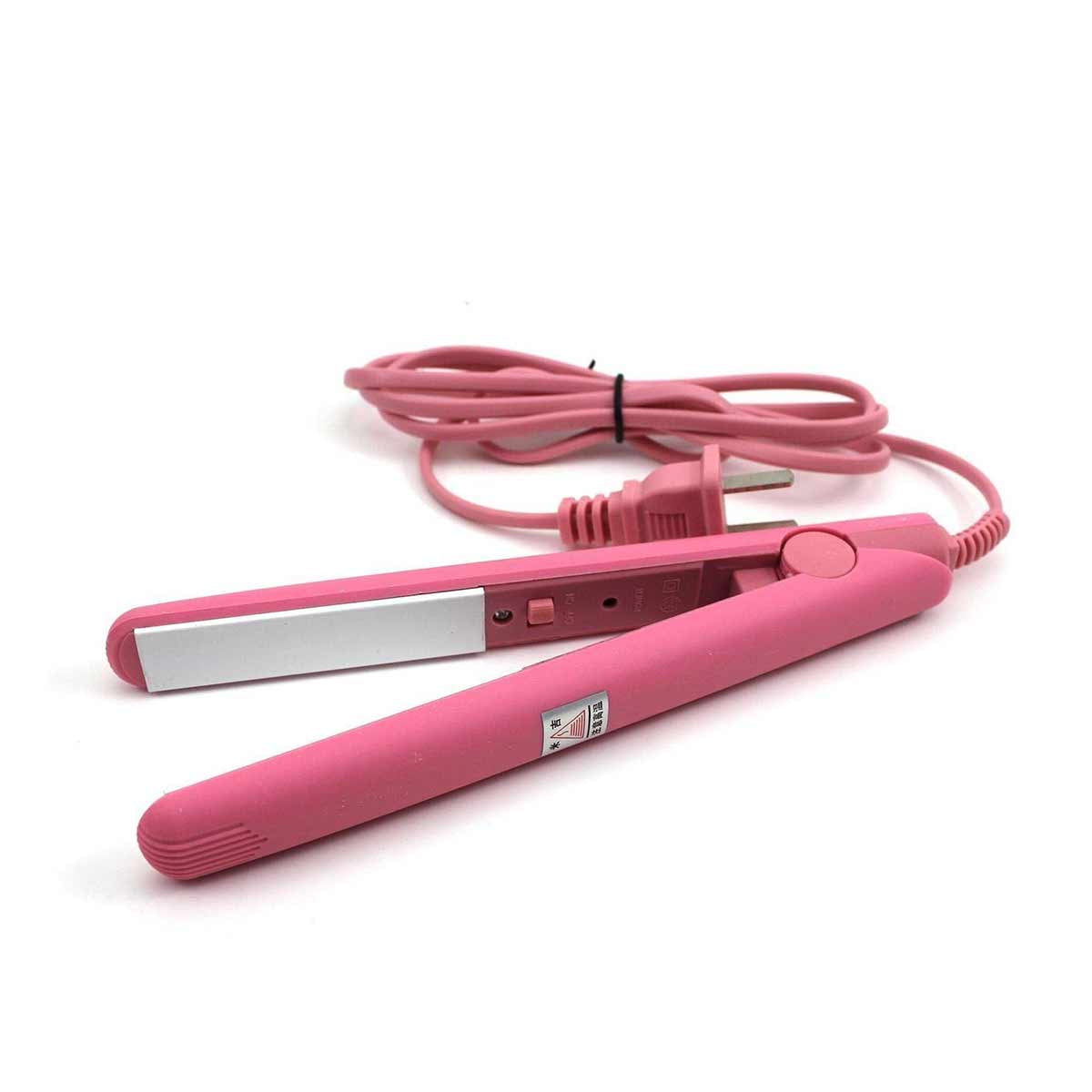 Mini Hair Straightener & Curler – Dual Voltage 100-240V, 180°C