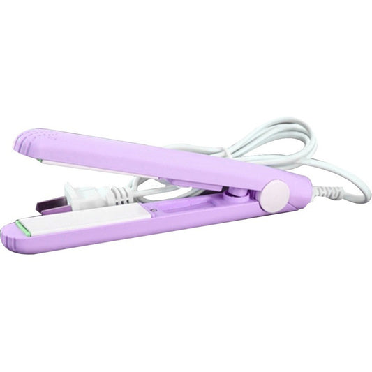 Mini Hair Straightener & Curler – Dual Voltage 100-240V, 180°C