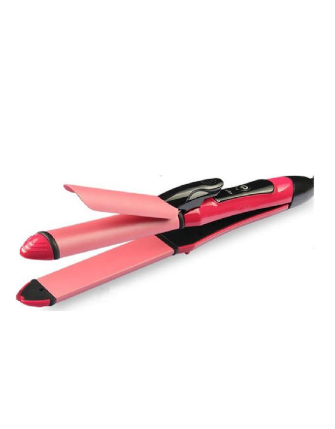 2-in-1 Nova Hair Straightener & Curler – Fast Heat Styling Tool