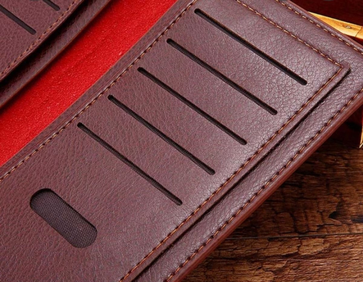 Leather Long Wallet for Men | Slim PU Leather