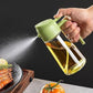2-in-1 Oil Spray Bottle | Adjustable Mist & Dispenser | Leak-Proof Glass Container
