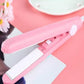 Mini Hair Straightener & Curler – Dual Voltage 100-240V, 180°C