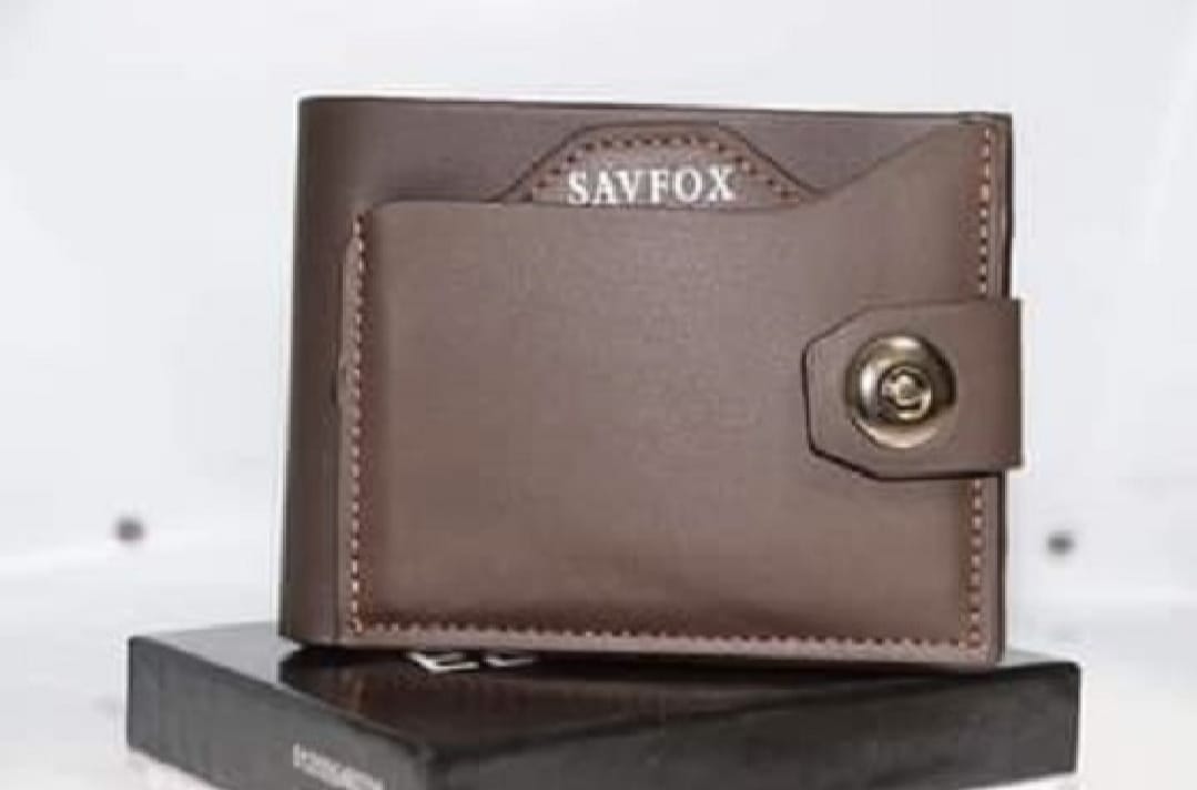 Savfox PU Leather Outlet Pocket Card Holder Wallet for Men